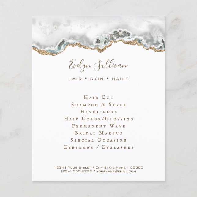 white agate flyer (Front)