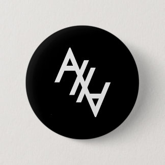 White AHA Pinback Button