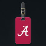 White Alabama A Bag Tag<br><div class="desc">Check out these official Alabama Crimson Tide Logo products! Show your Crimson Tide pride by getting your Bama gear here. These products will allow you to take your Alabama spirit with you wherever you go!</div>