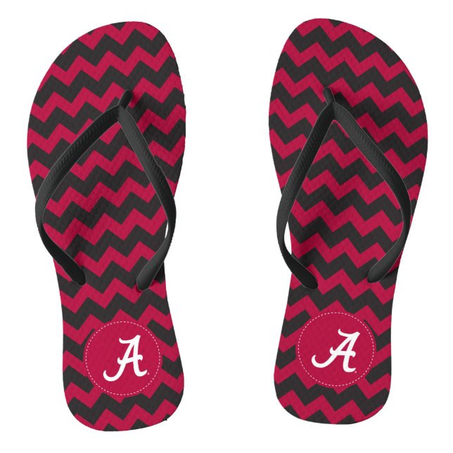 White Alabama A Flip Flops (Footbed)