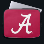 White Alabama A Laptop Sleeve<br><div class="desc">Check out these official Alabama Crimson Tide Logo products! Show your Crimson Tide pride by getting your Bama gear here.  These products will allow you to take your Alabama spirit with you wherever you go!</div>