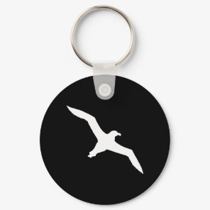 White Albatross Keychain