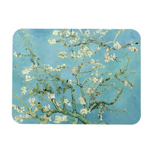 White almond blossom by Vincent Van Gogh Magnet