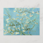 White almond blossom by Vincent Van Gogh Postcard<br><div class="desc">White almond blossomagainst a bright blue sky in spring time. Oil on canvas by famous Dutch painter Vincent Van Gogh.</div>