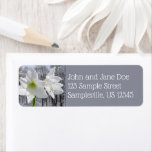 White Amaryllis and Snow I Label