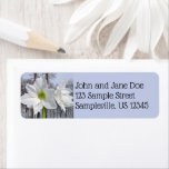White Amaryllis and Snow II Label