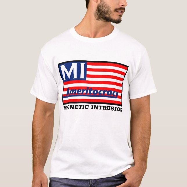 White Ameritocracy T-Shirt (Front)