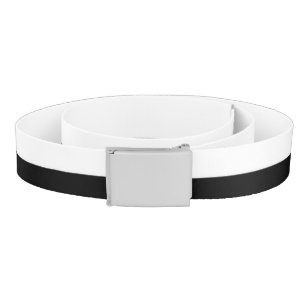 White and Black Belt