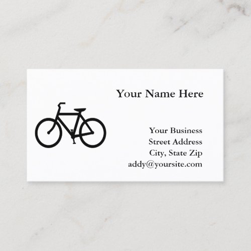 Bicycle Business Card Template