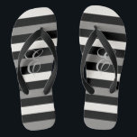 White and black bridesmaid flip flops<br><div class="desc">White and black bridesmaid customizable flip flops for spa day group outing,  bridal,  or bachelorette party favor gifts.</div>