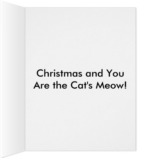 White and Black Cat & Reindeer Christmas Toy (Inside (Right))