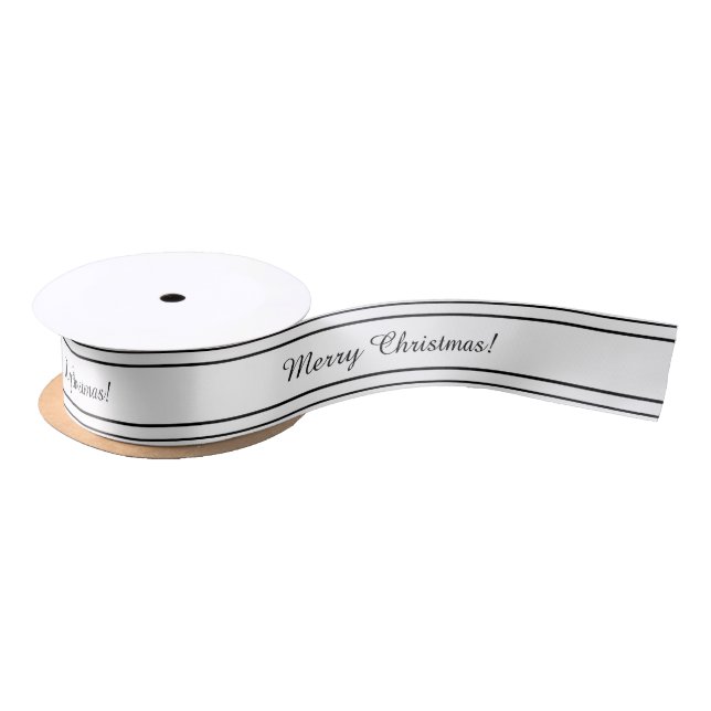 White and black colour ribbon (Spool)