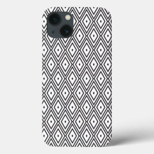 White and Black Diamonds iPhone 13 Case