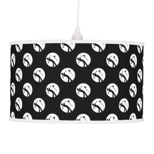 White and Black GOLF Man Cave Modern Pendant Lamp
