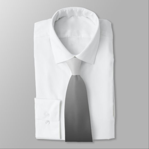 White and Black Ombre Tie
