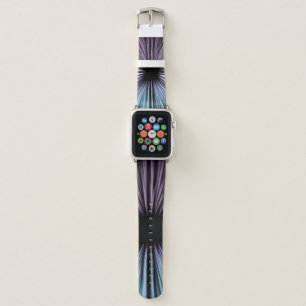 White and black optical illusion illustration apple watch band