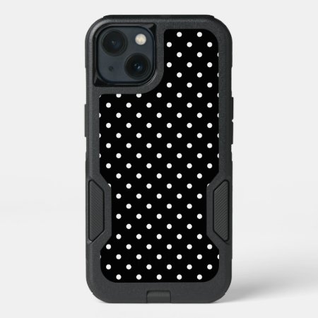 White And Black Polka Dot Pattern Iphone 13 Case