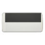 White and Black Simple Extra Wide Stripes Eraser