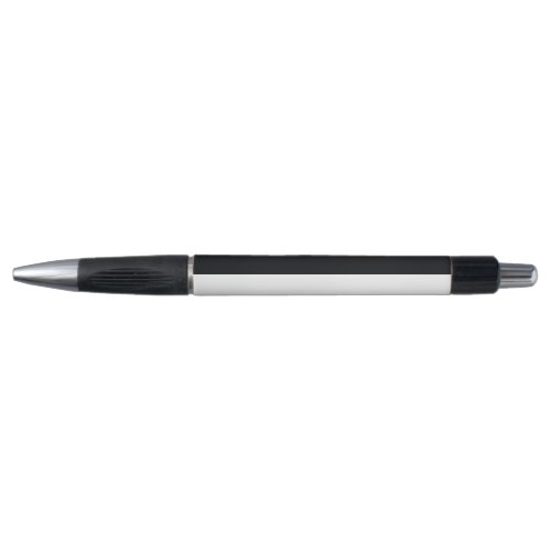 White and Black Simple Extra Wide Stripes Pen