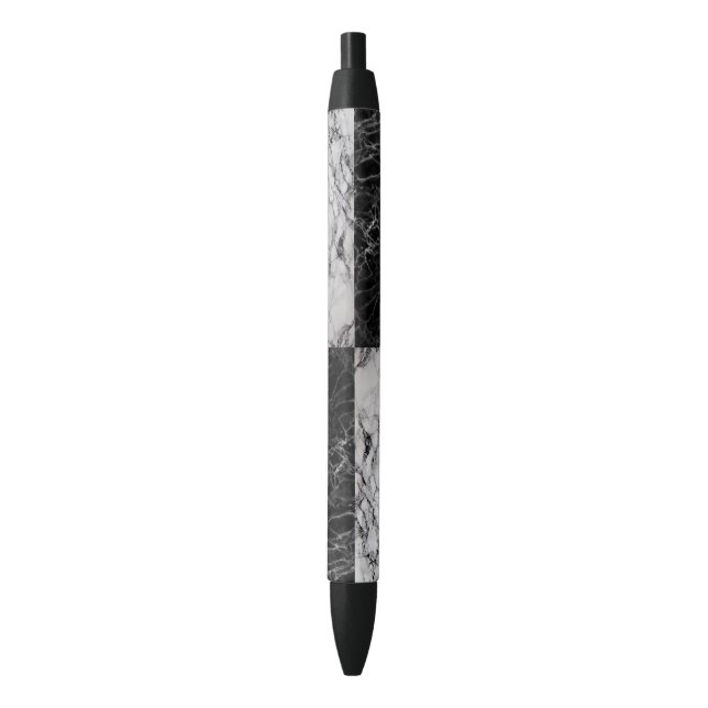 White And Black Squares Of Marble Stone Pen (Front Vertical)
