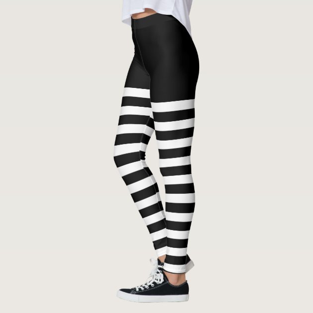 Striped halloween outlet leggings