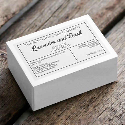 White and black waterproof cosmetics label _ 1