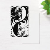 White and Black Yin Yang Cats (Desk)