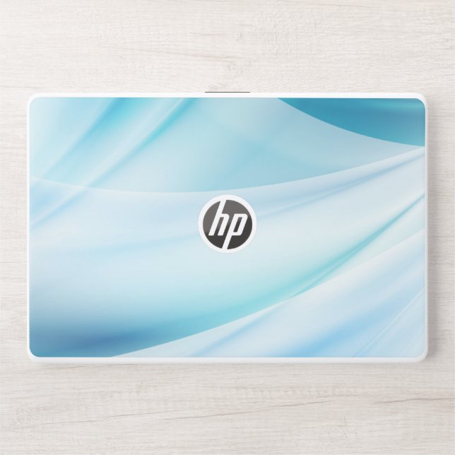 White And Blue Marbel HP Laptop skin 15t/15z, (Front)