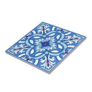 🤍 💙White and blue Porto Azulejos Ceramic Tile