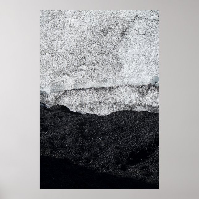 White and blue stone fragment poster (Front)