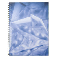 White and blue suit jacket notebook