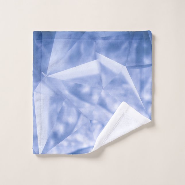 White and blue suit jacket wash cloth (Wash Cloth)