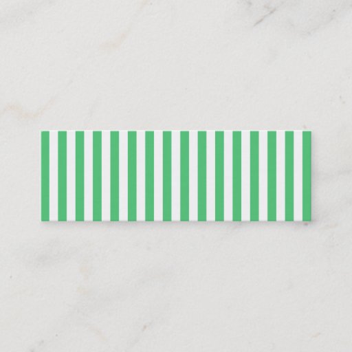 Customizable White and Emerald Vertical Stripes Business Card Templates