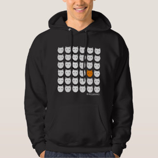 White and Ginger Cats Hoodie