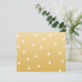 White and Gold Color Star Pattern (Standing Front)
