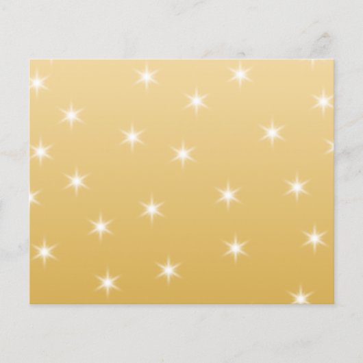 White and Gold Color Star Pattern (Front)