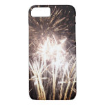 White and Gold Fireworks I Patriotic Celebration iPhone 8/7 Case