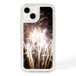 White and Gold Fireworks I Patriotic Celebration OtterBox iPhone 14 Case
