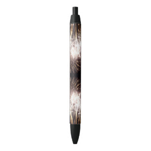 White and Gold Fireworks I Patriotic Celebration Pen