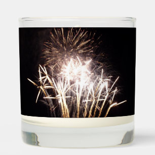 White and Gold Fireworks I Patriotic Celebration Scented Candle