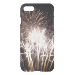 White and Gold Fireworks I Patriotic Celebration iPhone SE/8/7 Case