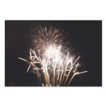 White and Gold Fireworks I Patriotic Celebration Wrapping Paper Sheets