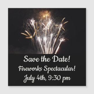 White and Gold Fireworks II Patriotic Celebration