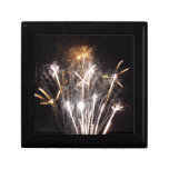 White and Gold Fireworks II Patriotic Celebration Gift Box