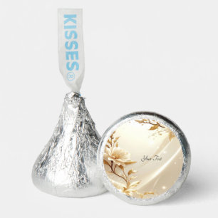 White and Gold Flowers Hershey's Kisses Hershey®'s Kisses®