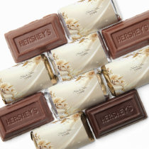 White and Gold Flowers Hershey's Miniatures