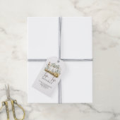 White and Gold Pumpkin Fall Sip Sip Hooray Gift Tags (With Twine)