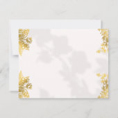 White and Gold Simple Elegant wedding invitation | Zazzle