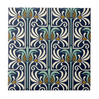 white and gold wall tiles vintage