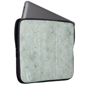 White and Gray Abstract Painting Laptop Sleeve